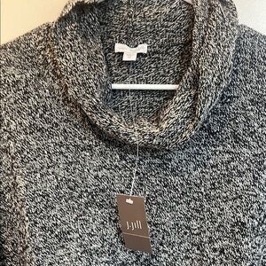NWT Pure Jill J. Jill Black and White Sweater
